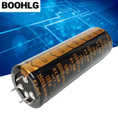1PCS audio amplifier audio filter electrolytic capacitor 100V 15000UF 15000UF 100V 35X100