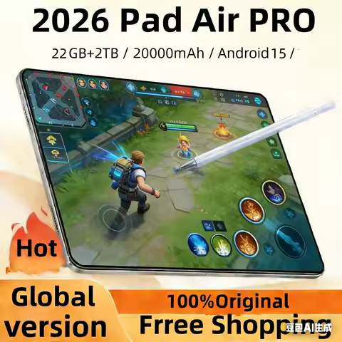 2026 Pad Air Pro 11 inch Android 15 5G tablet 24GB 2TB 4K HD Snapdragon 8gen3 5G dual card video cal