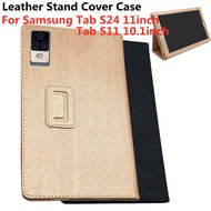 Leather cover case for Samsung Tab S24 11inch casing Samsung Galaxy Tab PC S11 10.1inch Stand cover protective tablet case For Samsung Tab S24 11''