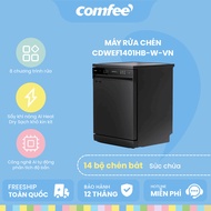 [MIỄN PHÍ LẮP ĐẶT] Máy rửa chén độc lập Comfee CDWEF1401HB-W-VN - Sức chứa 14 bộ - Công suất 1760W -