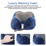 U-shaped memory foam neck pillow soft travel pillow massage neck pillow sleep plane pillow cervical spine health care bedding
