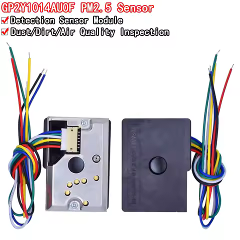 GP2Y1014AU0F Compact Optical Dust Sensor Compatible GP2Y1010AU0F GP2Y1010AUOF Smoke Particle Sensor 