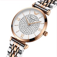 [Aishang watch industry]Mesames Montre Personnalité Simple Lumière Luxe Diamant Étanche Quartz Montre Femme Reloj De Mujer