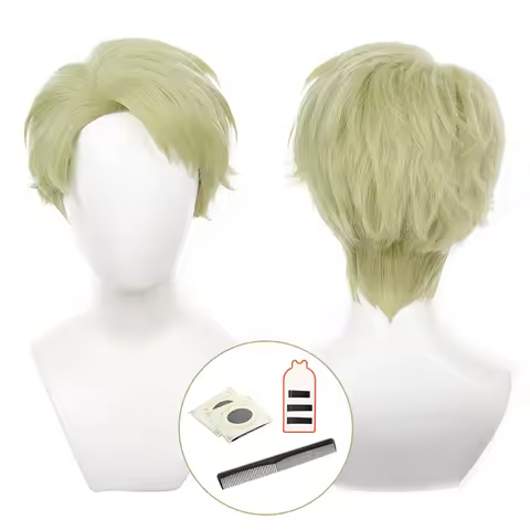 HOLOUN Jujutsu JJK Anime Nanami Kento Cosplay Wig Adult Version Rose Net Synthetic Fiber Adjustable 