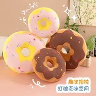 Cute Simulation Donut Pillow Plush Toy Sofa Cushion Ornaments Bread Cushion