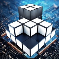 Blanker Cube 3x3 Strange shape Magic Mirror Cube Puzzle Speed Professional Puzzle Magico Antistress 