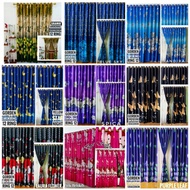 DOOR WINDOW CURTAINS 12-HOLE SMOKERING/ WINDOW CURTAIN/ MOTIF CURTAIN/ Bedroom Curtain/ Curtain/ Win