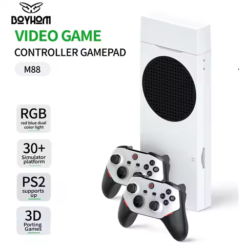BOYHOM M88 Retro Video Game Console Composed of 2 x Cortex A75+6x Cortex A55 20000+ Games Plug and P