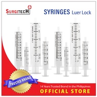 Surgitech 3cc Disposable Syringe Box  of 100 (23g x1'') Luer Lock