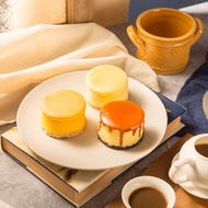 【超比食品】甜點夢工廠-綜合靈魂乳酪6入禮盒 原味+芒果+焦糖，三種口味一次滿足