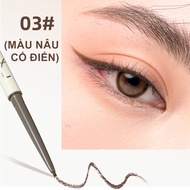 UKISS Hai đầu bút chì bút kẻ mắt dạng gel có siêu mỏng Cọ kẻ mắt chống nước chống bẩn lâu trôi (60mg