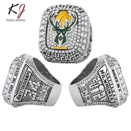 NBA2021 Milwaukee Bucks Championship Ring Male Official New Style Manufacturer Wholesale 1AKI