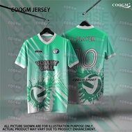 【Free Custom】COQGM Original - Full sublimation Volleyball Jersey Custom Name Baju Lelak High-Quality