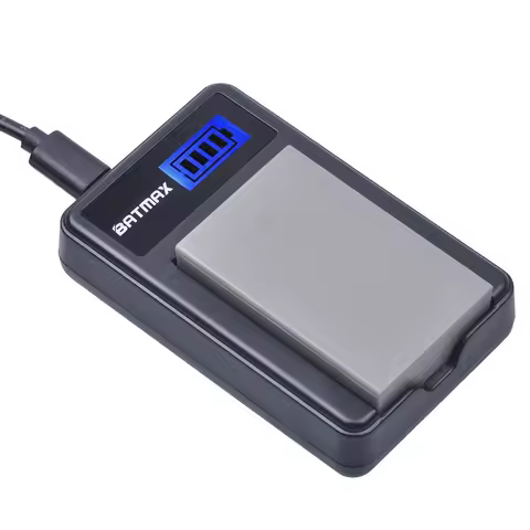 Batmax PS-BLS5 BLS-5 BLS5 BLS-50 Battery +LCD USB Charger for Olympus OM-D E-M10, PEN E-PL2, E-PL5, 
