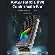 Coolmoon CM-M2F (FAN) M.2-2280 SSD High-Performance Cooling Heatsink Radiator