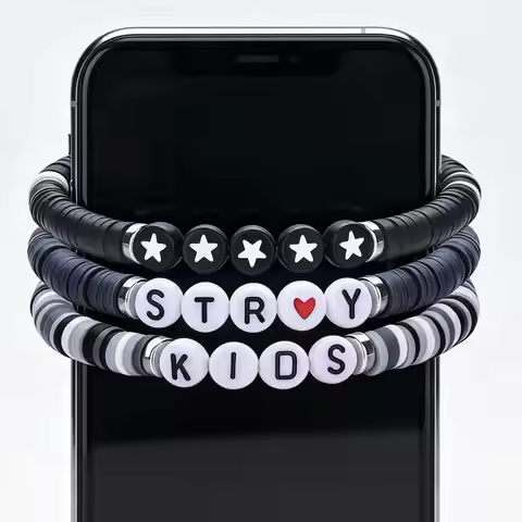 Cool Design Korean Superstar POP Bracelet Merch Outfit Stray Fans Gifts for Women Men,Stray Fans Gif
