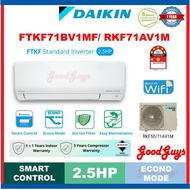 [Seller's Own Fleet]Daikin FTKF71C/RKF71C  2.5HPR32 Gin-ION FilterWIFI Standard InverterSmartControl