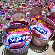 Grosir Promo Gratis Keranjang Detergent Sayang Isi 3 Pcs 260 Gram | Deterjen Bubuk Sayang Terbaru