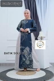 GAMIS BATIK PREMIUM ORI SOLO/ BATIK SOLO ORI/ [ COD ] PROMO TERKINI GAMIS BATIK PREMIUM ORIGINAL BAT