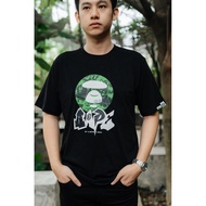 AAPE Moonface Logo Tee Black Original Authentic Aape T-Shirt/