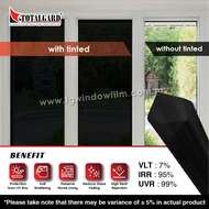 Totalgard Tinted Nano Ceramic IRR 99%/Window Tinting Film/Tinted Rumah/ Tinted Murah/Window Film/Tin