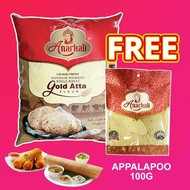 Anarkali Whole Wheat Gold Atta Flour 5 KG