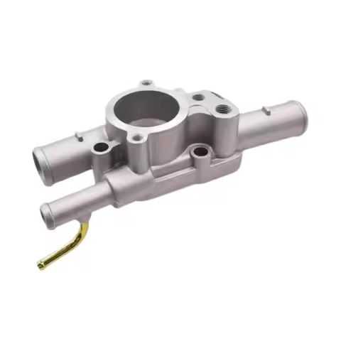Engine Coolant Thermostat Housing Assembly Reliable Metal Build Car Thermostat Replacement for Toyot