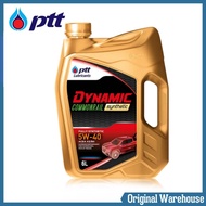PTT DYNAMIC COMMONRAIL SYNTHETIC SAE 5W-40 ปตท น้ำมันเครื่องดีเซล สังเคราะห์แท้ ปริมาณ 1L./6L./7L./8