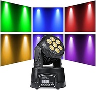70W Moving Heads Wash Lights RGBW LED Stage Light 9/14CH DMX Light with Professional Spotlight for D