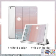 For ipad mini7 Air6 air11 AIR13 M2 M4 CASE IPad Air 5th Generation Cover with Pencil Holder Ipad 6th