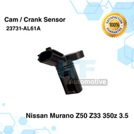 Nissan Murano Z50 Z33 350z 3.5 Cam Crank Sensor 23731-AL61A