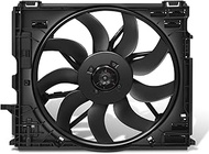DNA MOTORING Factory Style Radiator Cooling Fan Assembly Cooling Efficiency Improved Direct Replacem