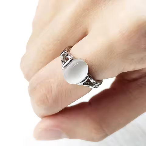 Twilight Saga Ring Bella Opals Silver Plated Fashion Hot New Simple Classic Movie Film Jewelry for W