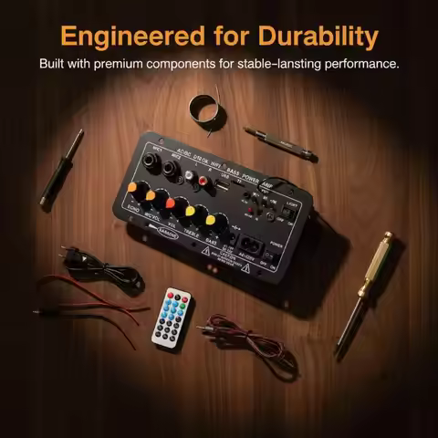 Automobile PartsD30 D10 Support Dual Microphone Bluetooth Amplificatore Subwoof For 4Ohm Speaker 12V