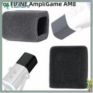 TAMAKO 1pcs Microphone Muff, Replacement Noise Reduction Mic Windscreen Cover, Flocked Sponge Foam W