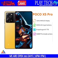 POCO X5 Pro 5G - Smartphone 8GB+256GB Snapdragon 778G 120Hz Flow AMOLED DotDisplay 108MP 67W NFC - 1 Year Local Official Warranty