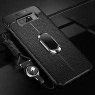 LANLIN เคสโทรศัพท์ Samsung Galaxy Note 8หรูหราบางเฉียบลายหนัง TPU แบบนิ่มเคสกันชนป้องกันเคสมือถือกันกระแทกยาง TPU แบบฝาหลังสำหรับซัมซุงโน้ต8เคส