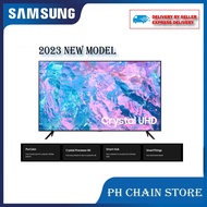 (DELIVERY FOR KL &amp; SGR ONLY) SAMSUNG 65"-75"-85" 4K UHD SMART TV  UA65AU7000KXXM UA65CU7000KXXM UA75CU7000KXXM UA85CU7000KXM 2023 NEW MODEL