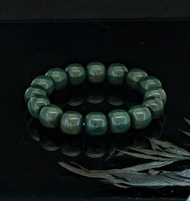 阿拉善純藍綠瑪瑙 13mm 手鍊