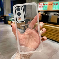 Phone Case For Realme C71 RealmeC71 C100 C100i C100x C75 C75X 14X C 71 4G 5GSquare Liquid Silicone P