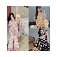 Coc Long Sen women's pajamas, women's pajamas, home pajamas, home pajamas