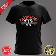 BAJU BAND WINGS ROUND NECK T-SHIRT #129