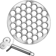 Maker Russian Dumpling Mold Pelmeni Metal Mold with Pastry Ravioli Wheel Pasta Double Cutter for Kit