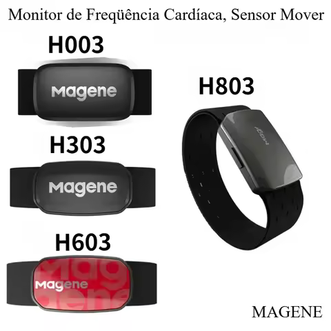 Magene Heart Rate Monitor Mover Sensor Dual ANT Bluetooth With Chest Strap Cycling Computer Wahoo Ga