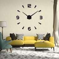 yz7hk51vwt Modern & Concise DIY Analog 3D Mirror Surface Large Number Wall Clock Sticker Home/Hotel 