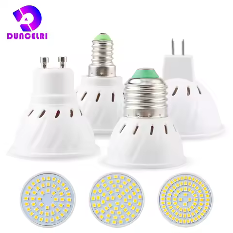 E27 E14 MR16 GU10 Lampada LED Bulb 220V-240V Bombillas LED Lamp Spotlight 48 60 80 LED 2835 SMD Lamp