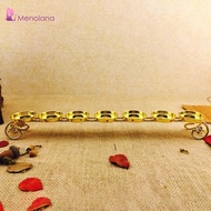 [Menolana] Golden Butter Candle Stand Rank Ghee Lamp Holder Candlestick Buddha Hall Feng Shui Decor 