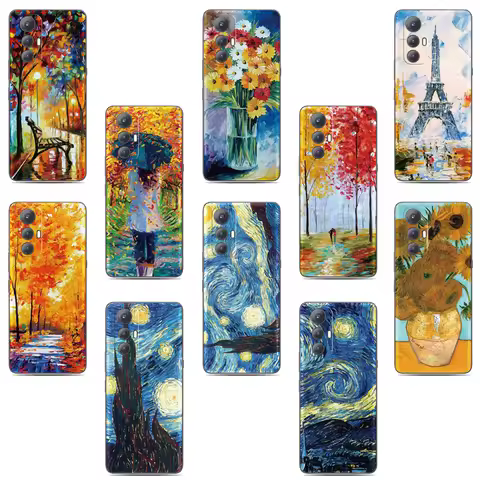 Vincent Van Gogh Phone Case For ZTE Blade A76 A75 A73 A72 4G A71 A54 A34 A53 V40 Pro A31 A52 A51 Lit