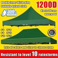 1200D Thickened 6x6 8x8 6x10 10x10 10x15 10x20Ft kain kanopi 10x10 tebal kanvas khemah 10x10 canopy 