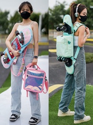XXXsnow ใหม่ Double Kite Board Bag Land Surfing สเก็ตบอร์ดอุปกรณ์ป้องกันกระเป๋าเป้สะพายหลังไหล่คู่ R